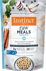 Instinct Freeze-Dried Raw Meals Grain-Free Wild-Caught Alaskan Pollock Recipe Cat Food, 9-oz bag