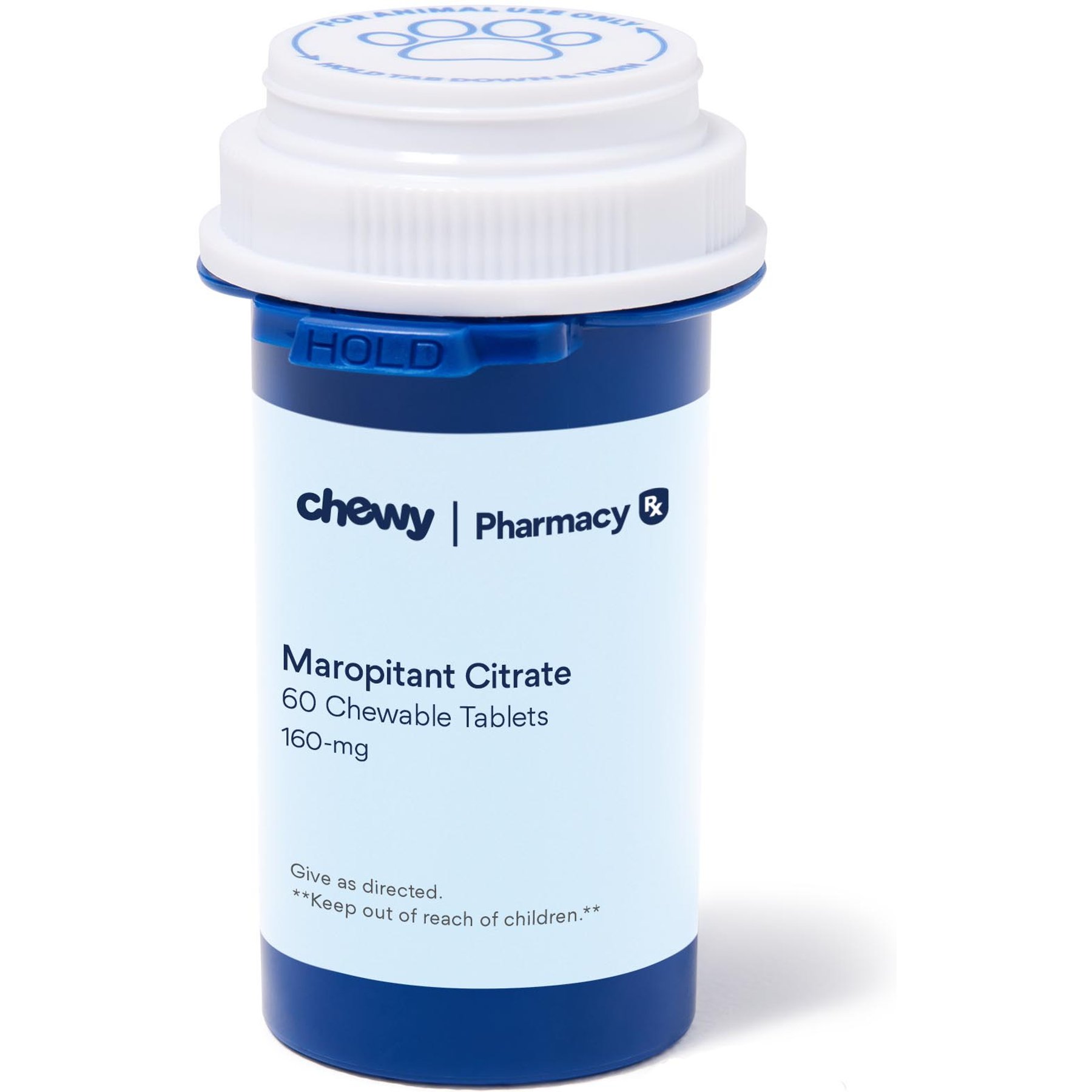 Maropitant Citrate (Generic) Chewable Tablets for Dogs, 160-mg, 60 Tablets