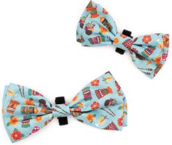 The Worthy Dog Tiki Time Dog Bow Tie, Blue, Large slide 2 of 3