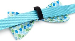 The Worthy Dog Mermaid Dog Bow Tie, Blue, Large slide 2 of 4
