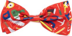The Worthy Dog Tools Dog Bow Tie, Red, Large