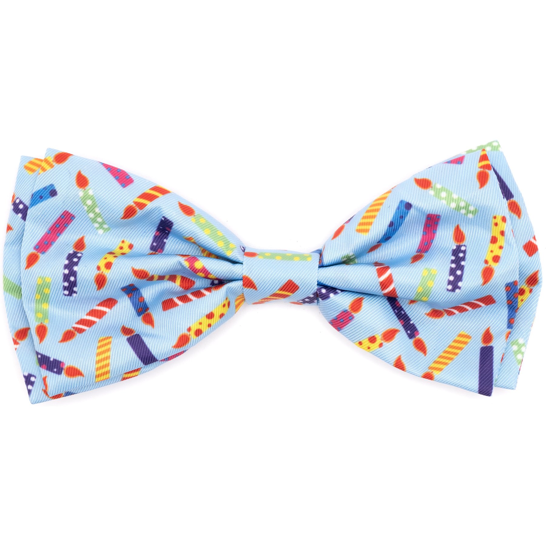 The Worthy Dog It's My Birthday Dog Bow Tie, Blue, Large