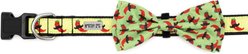 The Worthy Dog Chili Pepper Dog Bow Tie, Lime, Small slide 2 of 5