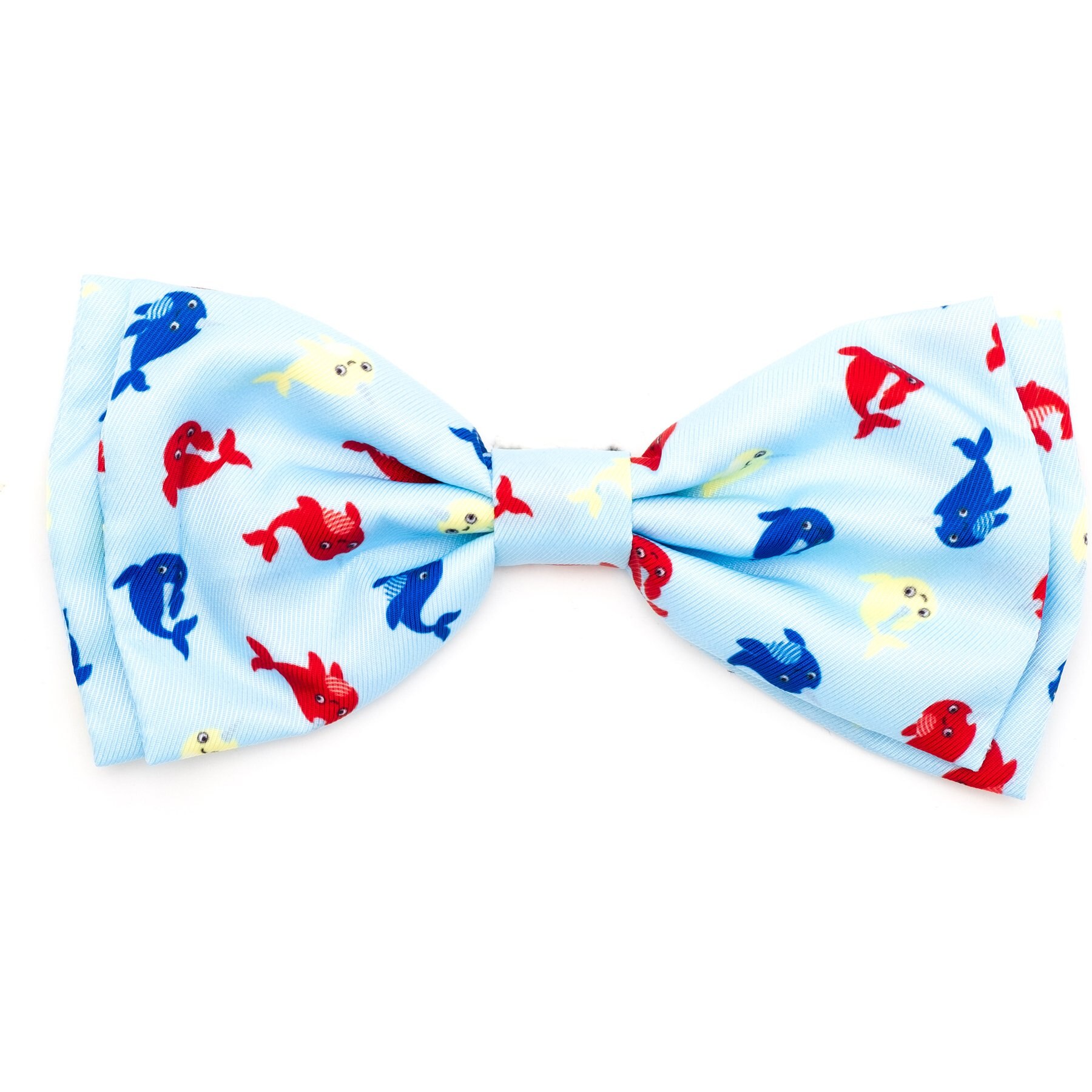 The Worthy Dog Narwhals Dog Bow Tie, Blue, Large