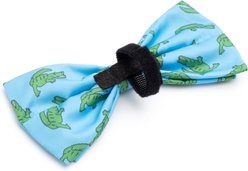 The Worthy Dog Al the Gator Dog Bow Tie, Blue, Large slide 2 of 3