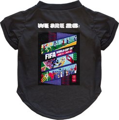 Littlearth FIFA World Cup 2026 Host City Poster Dog T-Shirt, Large, Kansas City