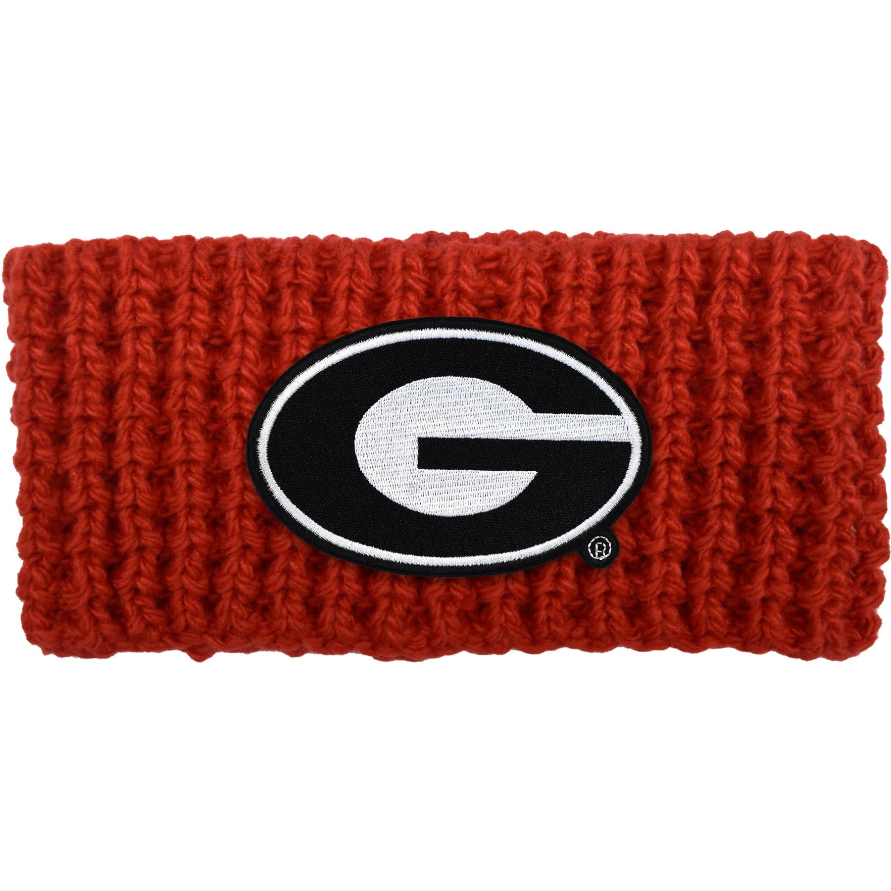Littlearth Chunky Knit Ear‑Warmer Headband, Georgia Bulldogs