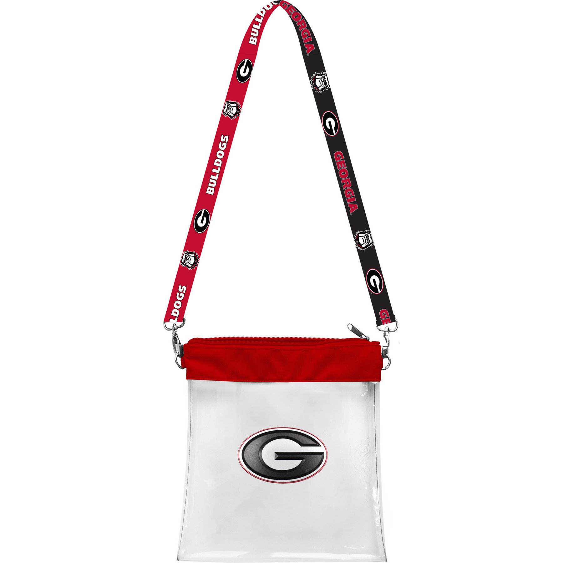 Littlearth Clear Mini Dog Walk Utility Sling, Georgia Bulldogs