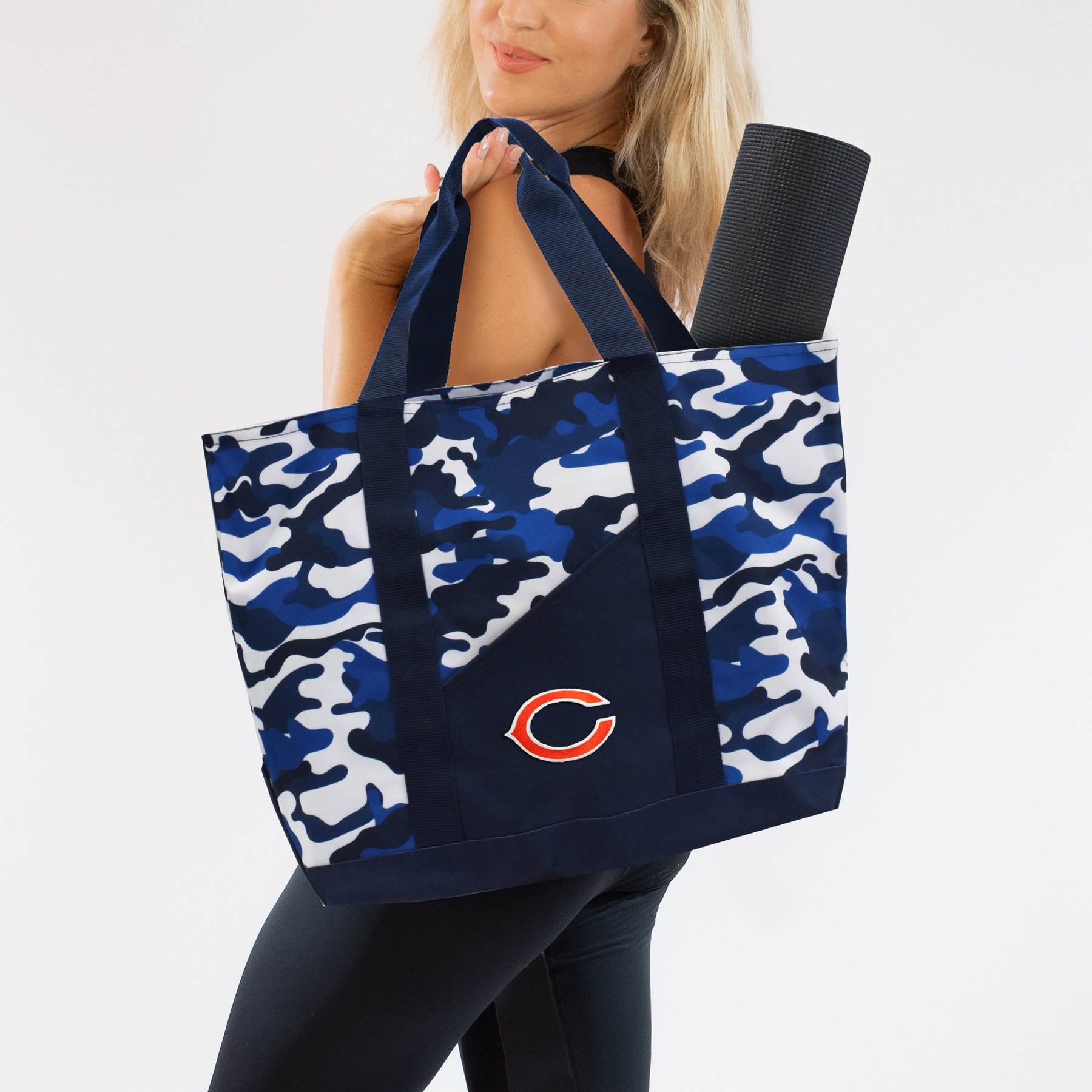 Littlearth Super‑Duty Camo Dog Walk Tote, Chicago Bears