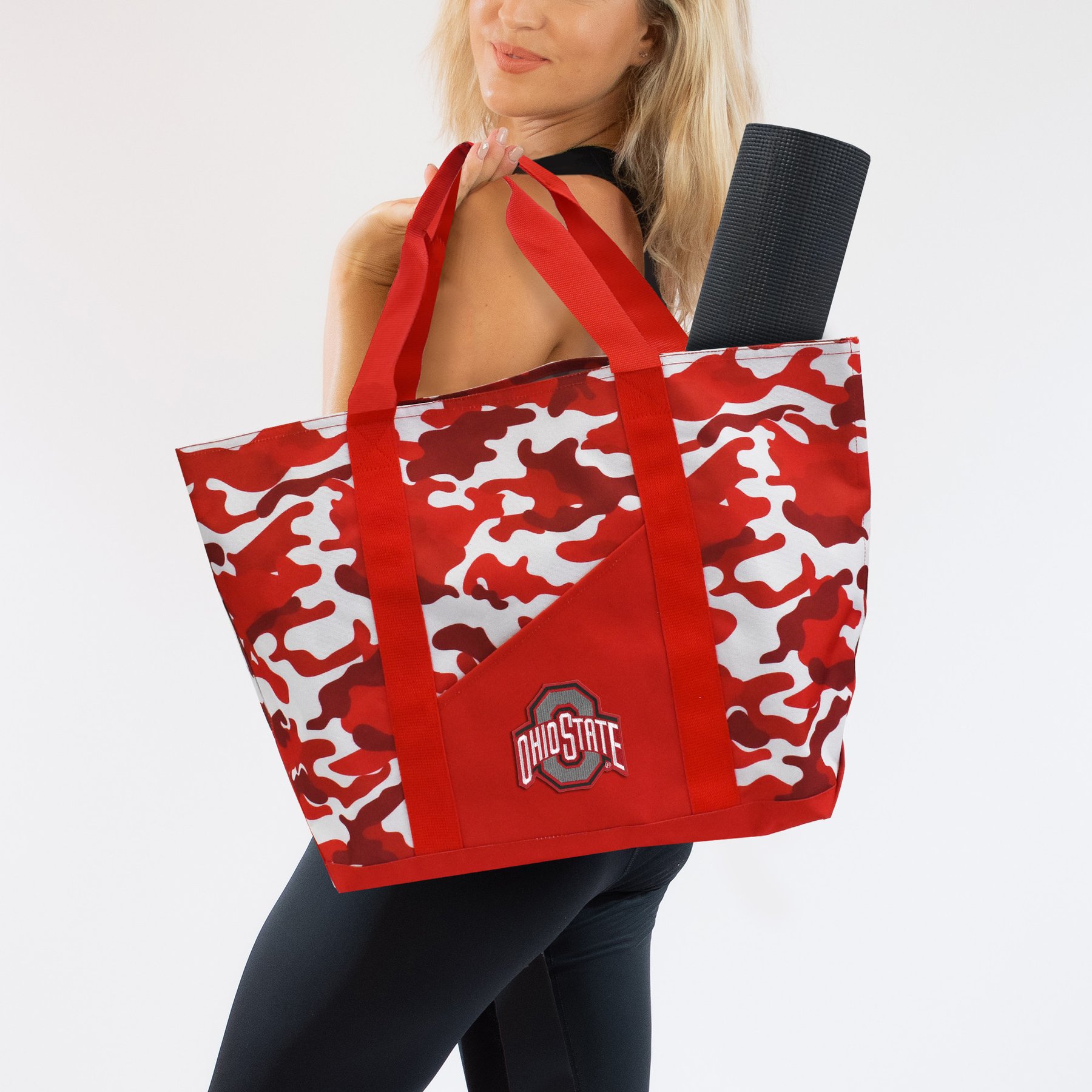 Littlearth Super‑Duty Camo Dog Walk Tote, Ohio State Buckeyes