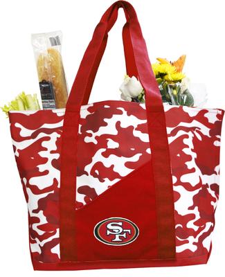 Show full view: Littlearth Super‑Duty Camo Dog Walk Tote, San Francisco 49ers slide 4 of 5