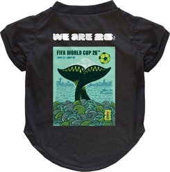 Littlearth FIFA World Cup 2026 Host City Poster Dog T-Shirt, Medium, Seattle