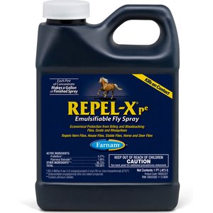 Farnam Repel-X PE Concentrated Fly Spray for Horses, 16-fl oz bottle