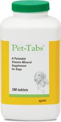 Pet-Tabs Vitamin-Mineral Dog Supplement, 180 count