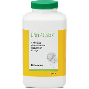 Pet-Tabs Vitamin-Mineral Dog Supplement, 180 count
