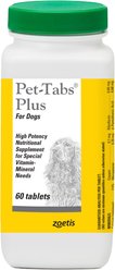 Pet-Tabs Plus Vitamin-Mineral Dog Supplement, 60 count slide 1 of 7
