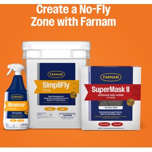 Farnam SimpliFly Feed-Thru Fly Control Pellets Horse Supplement, 10-lb bucket