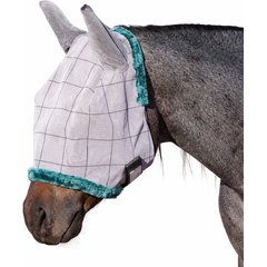 Farnam SuperMask II Horse Fly Mask with Covered Ears, Assorted, Small Horse