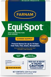 Farnam Equi-Spot Horse Spot-On Fly Control, 6 treatments