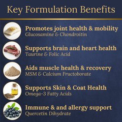 Prestige Breed Golden Retriever Multivitamins Digestive Health Bacon Flavored Supplement for Dogs, 90 count slide 2 of 6