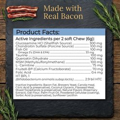 Prestige Breed Pit Bull Multivitamins Digestive Health Bacon Flavored Supplement for Dogs, 90 count slide 2 of 6