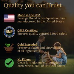 Prestige Breed Pomeranian Multivitamins Digestive Health Bacon Flavored Supplement for Dogs, 90 count slide 2 of 6