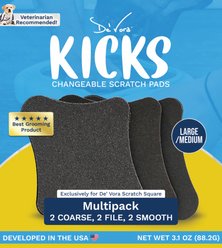De' Vora Scratch Square Replacement Scratch Pads, Large
