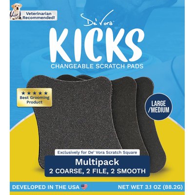 De' Vora De' Vora Scratch Square Replacement Scratch Pads, Large