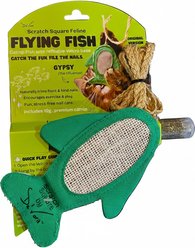 De' Vora Scratch Square Feline Flying Fish Cat Grooming Toy