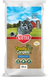 Kaytee Timothy Complete Chinchilla Food, 25-lb bag
