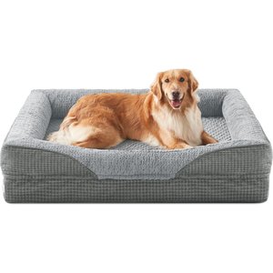 Joejoy Rechthoekig hondenbed met capuchon, warm puppybed, luxe Joejoy Rechthoekig hondenbed met capuchon, warm puppybed, luxe