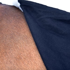 Horze Millau Wool Horse Blanket, Dark Blue, 81-in