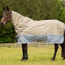 Equinavia Norse Lightweight 100-g Horse Turnout Blanket, Slate Grey/Light Olive, 78-in