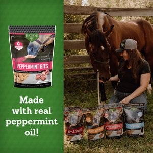 Buckeye Nutrition All-Natural No Sugar Added Peppermint Bits Horse Treats, 4-lb bag