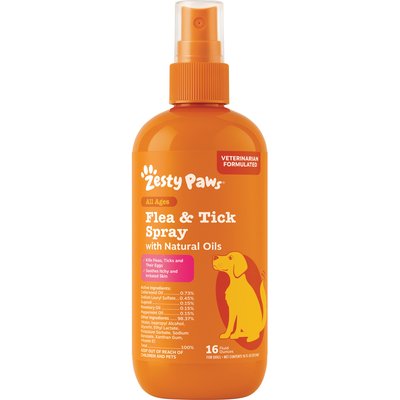Zesty Paws Zesty Paws Flea & Tick Veterinary Formulated Soothing Spray for Dogs, 16-fl oz bottle