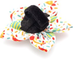 The Worthy Dog Celebrate Flower Dog Collar Accessory, White, Large slide 2 of 3