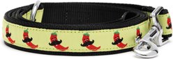 The Worthy Dog Chili Pepper Dog Leash, Lime, Large: 5-ft long, 1-in wide