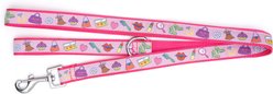 The Worthy Dog Fashionista Dog Leash, Pink, Small: 5-ft long, 5/8-in wide slide 2 of 3