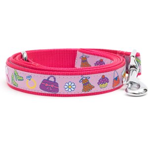 The Worthy Dog Fashionista Dog Leash, Pink, Small: 5-ft long, 5/8-in wide