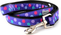 The Worthy Dog Gumball Dog Leash, Purple, Large: 5-ft long, 1-in wide slide 1 of 3