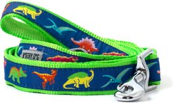The Worthy Dog Dino Dog Leash, Navy, Large: 5-ft long, 1-in wide