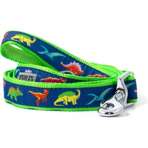 The Worthy Dog Dino Dog Leash, Navy, Large: 5-ft long, 1-in wide