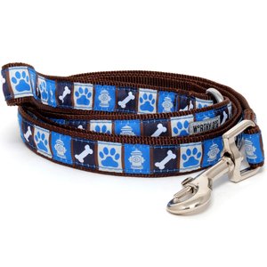 The Worthy Dog A Dog's Life Dog Leash, Blue, Large: 5-ft long, 1-in wide