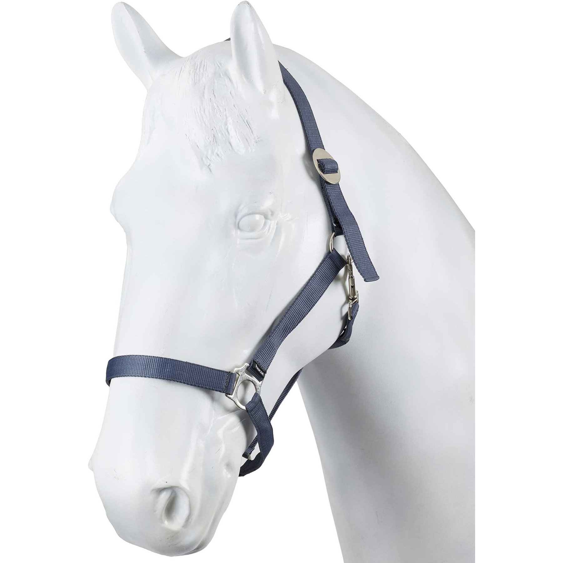 Horze Horse Web Halter Set, 3 count, Odyssey Navy, Cob
