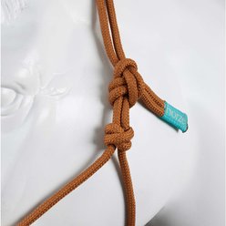 Horze Beaded Rope Horse Halter, Baked Clay, Cob slide 2 of 4