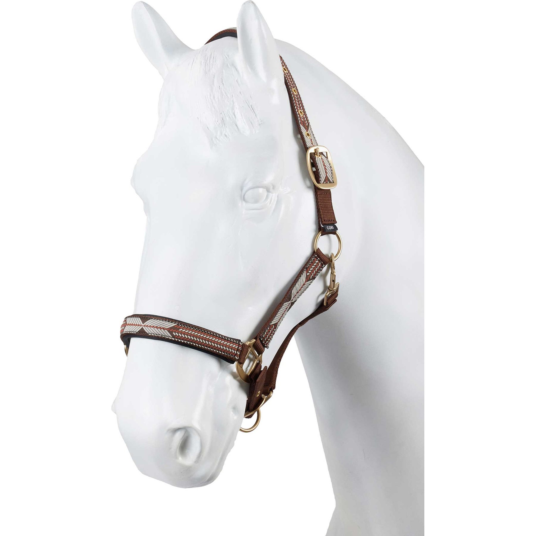 Horze Dakota Western Print Horse Halter, Carafe, Pony
