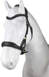 Horze Lyon Anatomic Side-Pull Horse Bitless Bridle, Brown, Horse