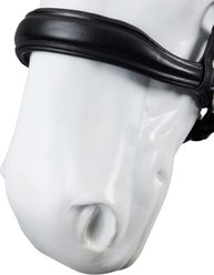 Horze Lyon Anatomic Side-Pull Horse Bitless Bridle, Black, Horse slide 2 of 5