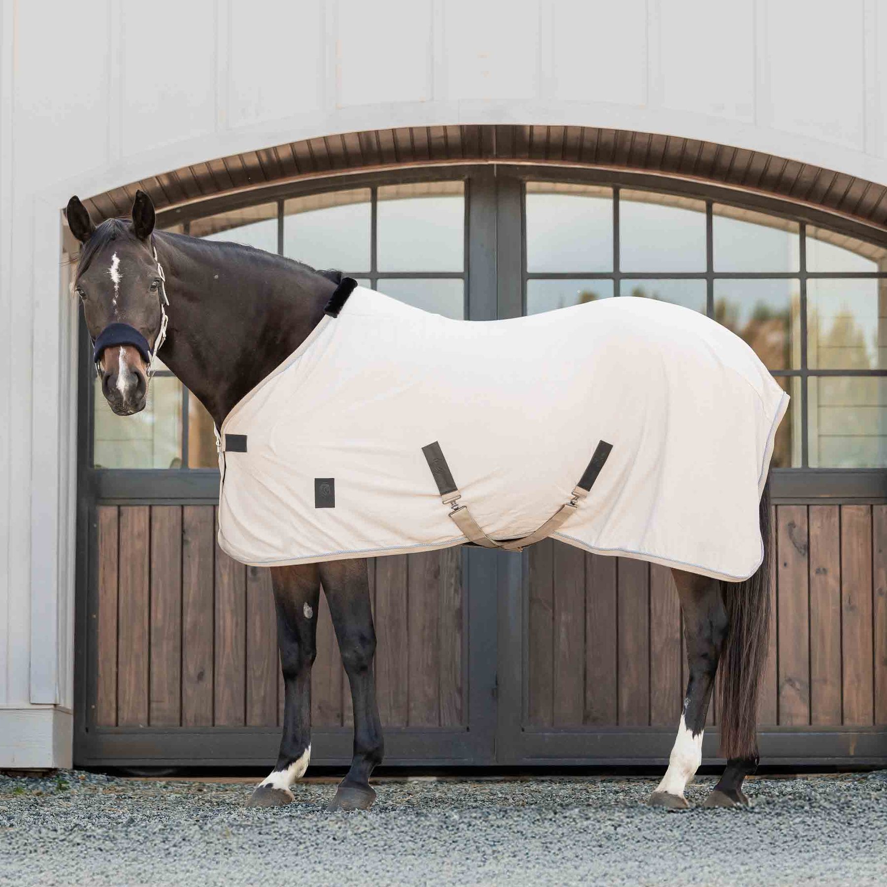Equinavia Torr Quick Dry Horse Cooler, Rain Cloud Tan, 76-in