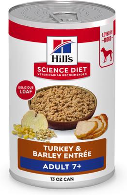 HILL'S SCIENCE DIET Senior Adult 7+ Turkey & Barley Entree Wet Dog
